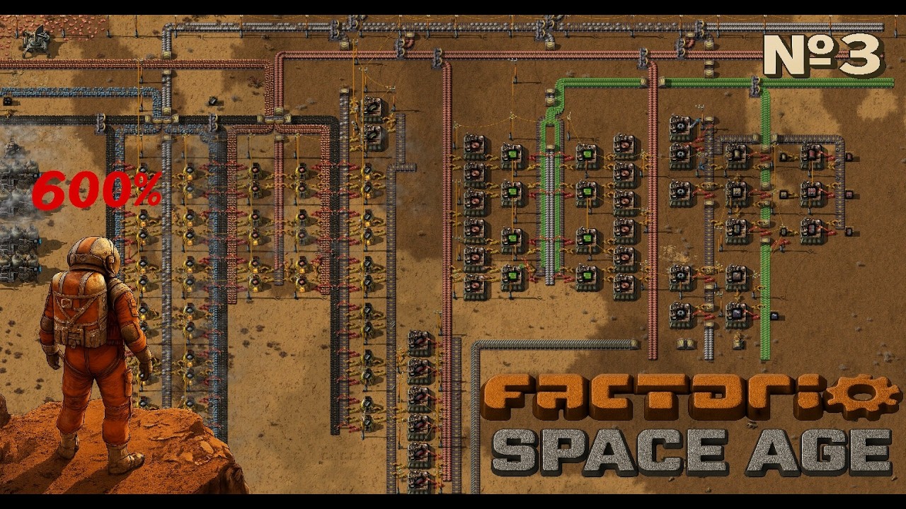 #3. 600% Ада: Экспедиция, которой не должно было быть. #factorio #spaceage