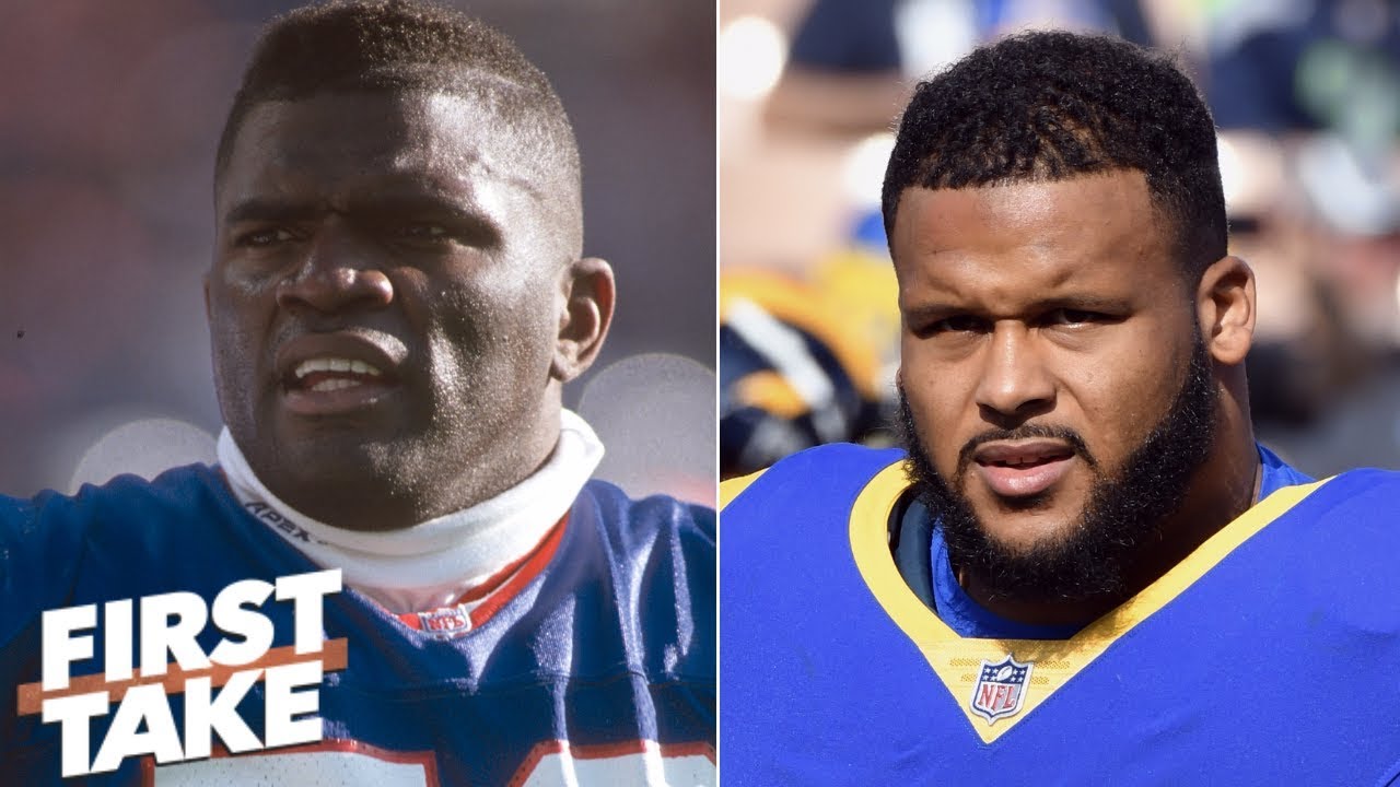Aaron Donald's impact similar to Lawrence Taylor First Take YouTube