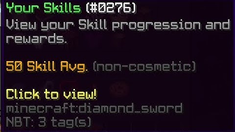 I got skill average 50 in Hypixel Skyblock