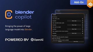 ChatGPT and Blender: Blender Copilot Add-On Demo (Blender AI)