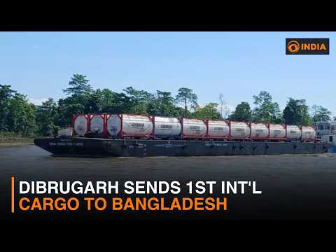 Dibrugarh sends 1st international cargo to Bangladesh