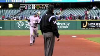 2012/04/09 Pierzynski's two-run blast