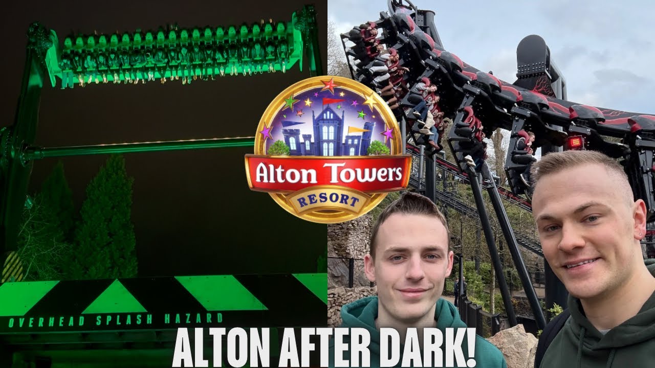 Alton Towers Vlog March 2025 - NEW Ride Toxicator & Alton After Dark RETURNS!