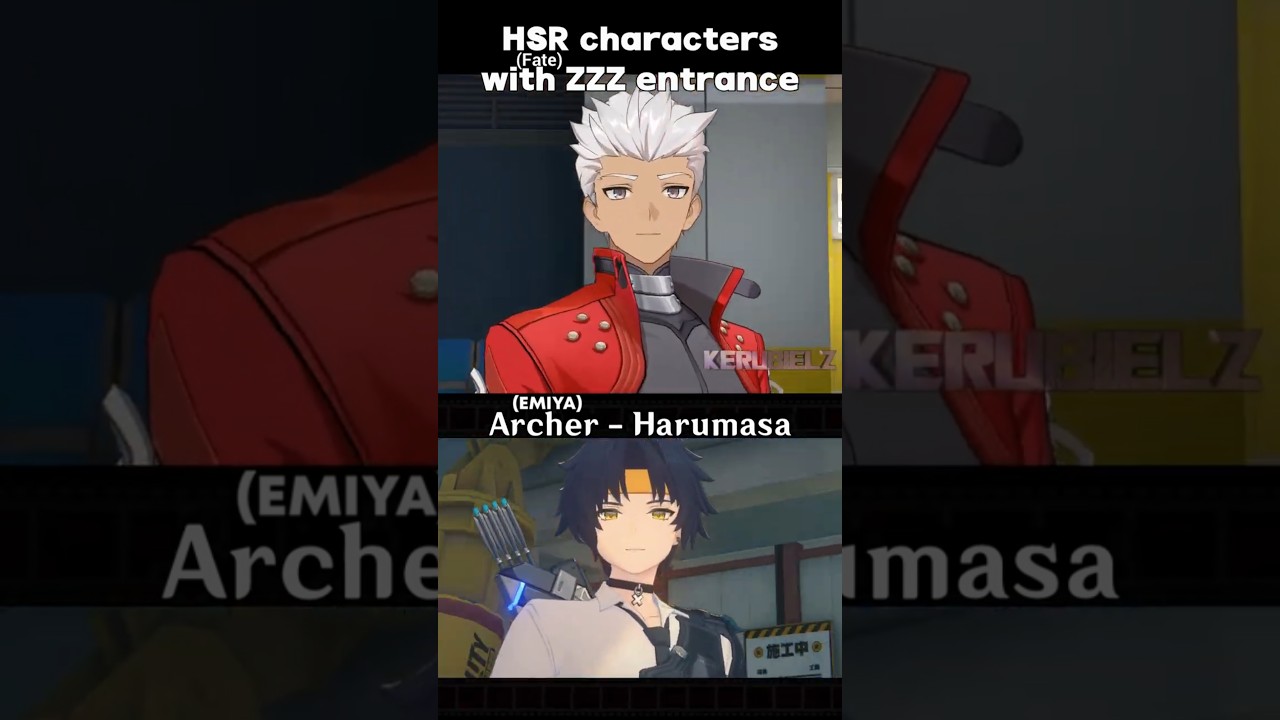 Archer (EMIYA) with Harumasa entrance #honkaistarrail #shorts