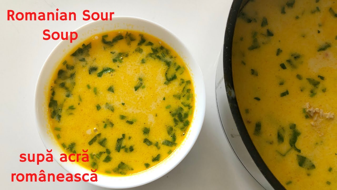 Romanian Sour Soup | supă acră românească | #chickensoup #romanianrecipe