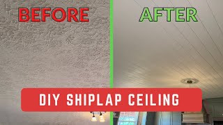 How To Install Shiplap Ceilings