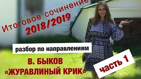 Разбор по направлениям повести В. Быкова 