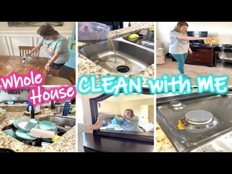 EXTREME WHOLE HOUSE CLEAN WITH ME | DEEP CLEANING MOTIVATION | SPRING ...