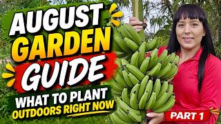 What to Plant in August in Florida 🌴 Heat-Tolerant Vegetables, Greens & Rare Crops — Part 1