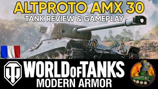 ALTPROTO AMX 30 II Tank Review & Gameplay II 11 DEG Gun Depression! II WoT Console Valiant Season