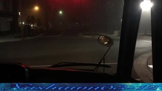 2009 Thomas Saf-T-Liner C2: Foggy AM Route In Bus 16 (712)