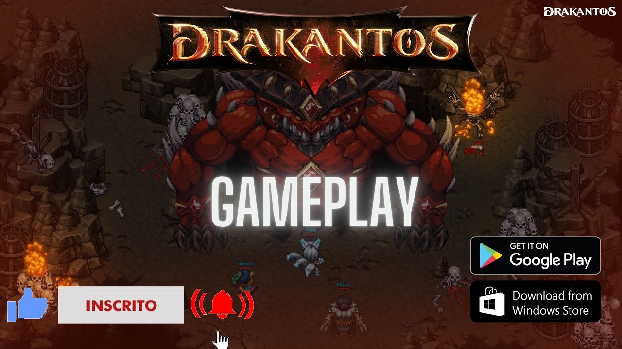 Drakantos MMORPG 2D - - Um pouco da gameplay e a espera pelo lançamento ...