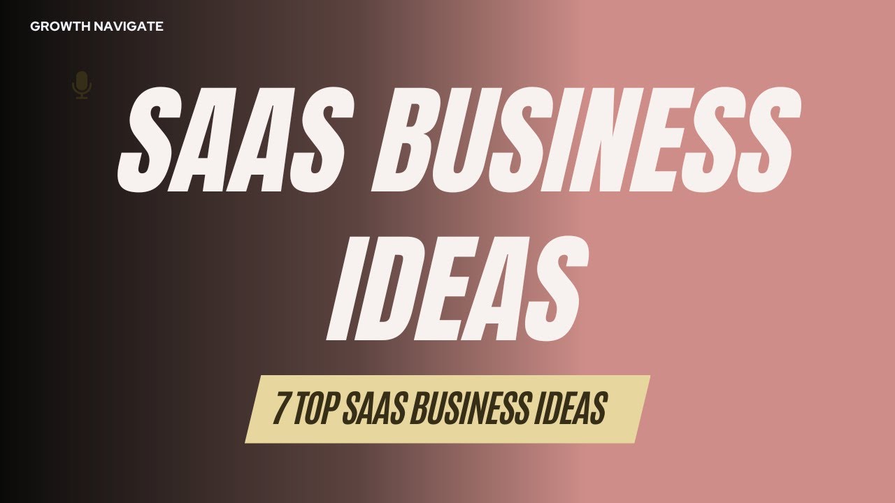 7 SaaS Business Ideas (Starting a Successful SaaS Business) - YouTube