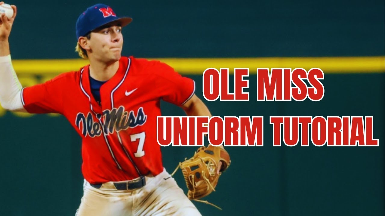 Ole Miss Uniform Tutorial in MLB The Show 21 