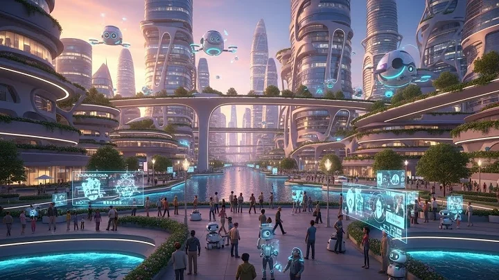 “What will human life be like in 2050|😍😍😇😇Human Life Be Like in 2050 Future Technology AI Robot