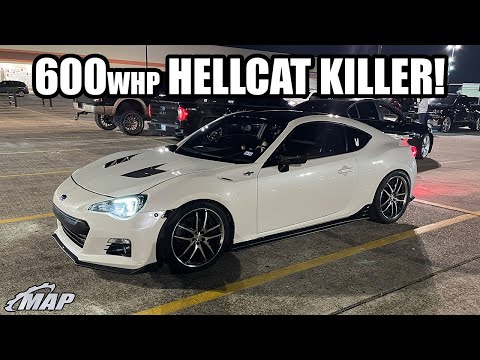 600whp Turbo Subaru BRZ | 2800lb Hellcat Killer!