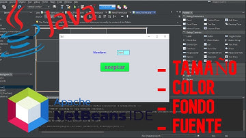 1. Lo básico de Jlabel, Jbutton, JTextField Netbeans (tamaño, color, fondo, fuente))
