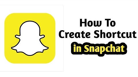 how to create shortcut in snapchat | snapchat par shortcut kaise banaye