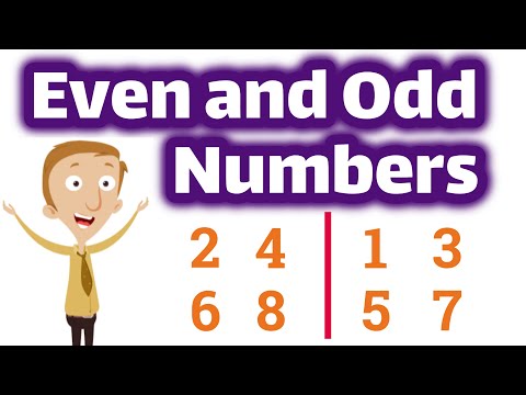 odd number แปลว่า  Update  Even and Odd Numbers for Kids