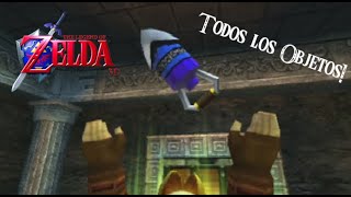 Como y Donde obtener Todos los Objetos de Zelda Ocarina of Time 3DS / N64