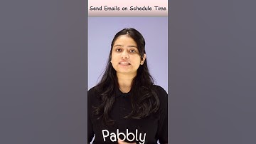 Send Emails from Google Sheets on Scheduled Time via #pabblyconnect #automation #shorts