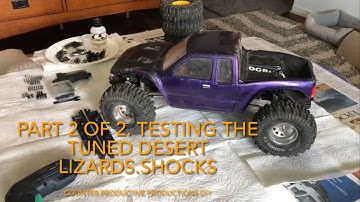 Vanquish VS4-10 RC Rock Crawler testing Tuned Desert Lizards