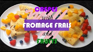 crepes with fruits and fromage frais - Danio crepes screenshot 4