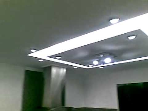 Techo en drywall para cocina youtube Plafones techo para cocinas