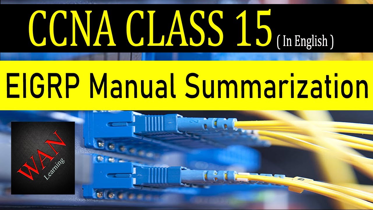 How to do Manual summarization in EIGRP ? | CCNA | Class 15 | Part 3 ...