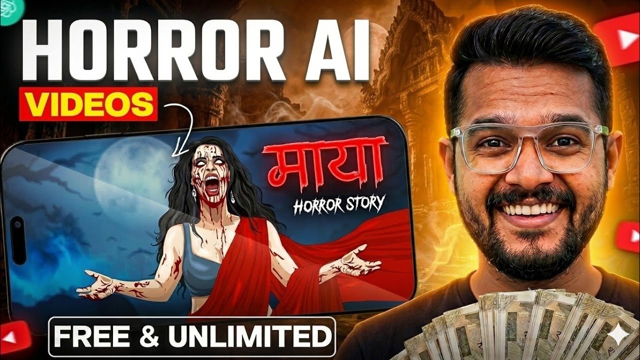 Horror Stories Video Kaise Banaye | AI Se Long Cartoon Story Kaise ...