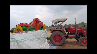Mahindra yuvo 415 | working with jangeer thresher      | in the farm.... screenshot 5