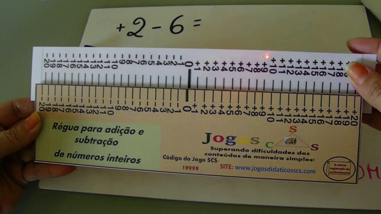 Jogo de adição dos Inteiros - Como fazer 