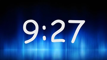 9:27 Minutes Timer / Countdown from 9min 27sec