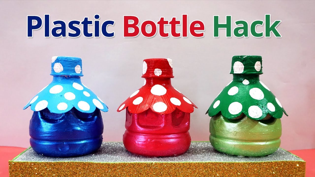 Plastic Bottle Craft Idea | Best Out Of Waste Easy Craft Project | Life  Hacks - Youtube