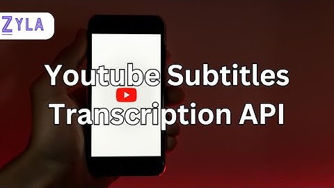 Youtube Subtitles Transcription API