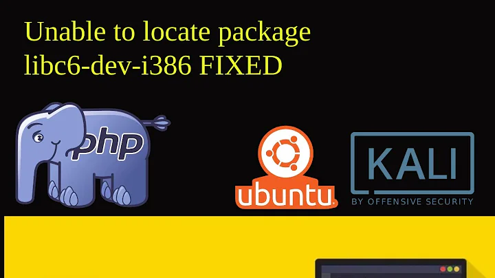 Unable to locate package libc6-dev-i386 FIXED