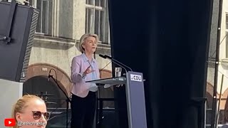 Rede Ursula von der Leyen (CDU) in Leipzig | 26.05.2024