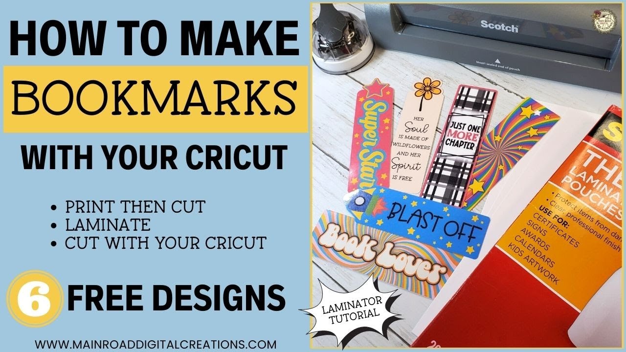 How To Make Personalized DIY Bookmarks with Cricut - DeAnn Creates