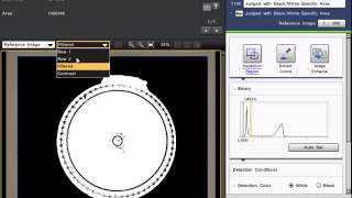 Celebrity Machine Vision System: Black/White - Specific Area Tool | KEYENCE CV-X Profile