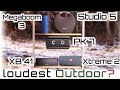 📢OUTDOOR TEST 2019. Which 1 Is The 📢LOUDEST! Xtreme 2, Megaboom 3, XB41, Studio 5 or PK7?