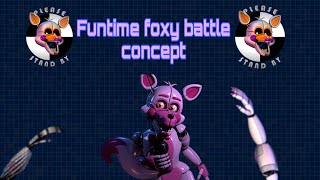 Funtime Foxy battle concept on Fnaf Ar Special Delivery