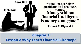 🤑 Rich Dad Poor Dad by Robert Kiyosaki| 📖 Chapter 3  Lesson 2 📝The Why Teach Financial Literacy