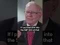 Warren Buffet explains how one could