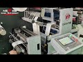 DABA semi rotary die cutting slitting machine with automatic knife adjustment system