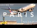 BOEING 777 PARIS LANDING  IN 4K