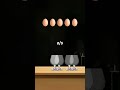 Egg put in glass #likeandsubscribe