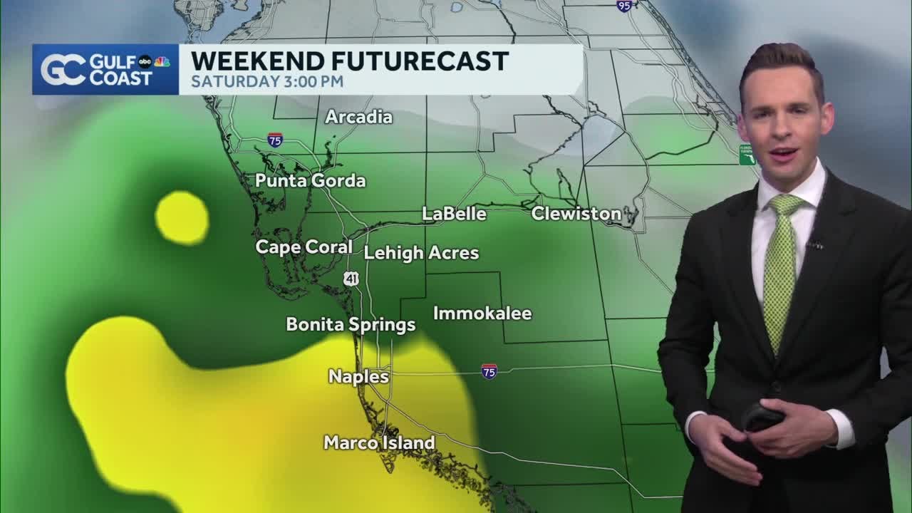 High fire danger Friday but higher rain chances on the way for the Gulf ...