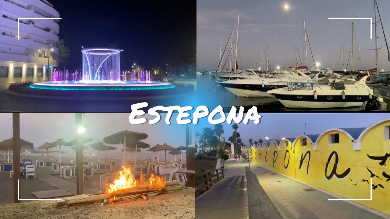 Estepona, ciudad histórica de Andalucía, España!
