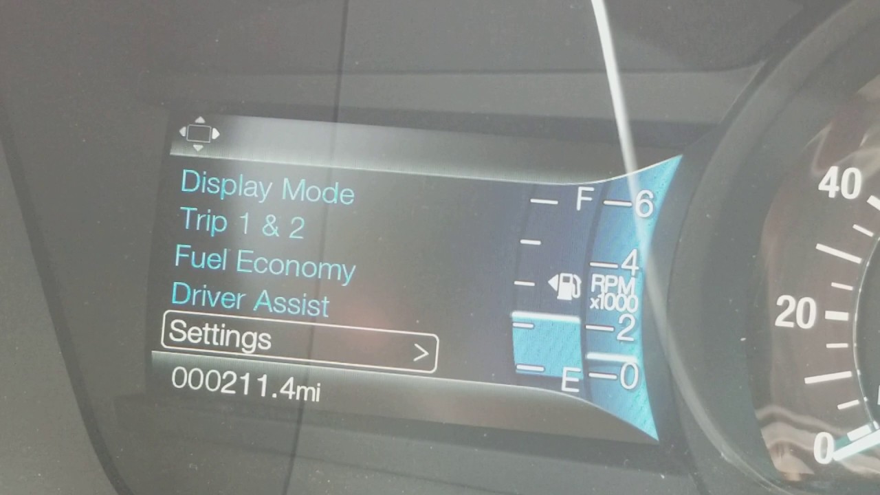 Byerly Ford 2017 Fusion MyKey Dual Menu Screen Louisville, KY