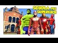 FLASH NELLA SCUOLA PER SUPEREROI!! - GTA 5 ITA Funny Moments